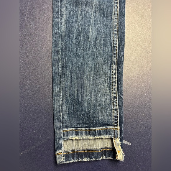 Zara fitted tapered distressed size 4 jeans - Picture 2 of 5